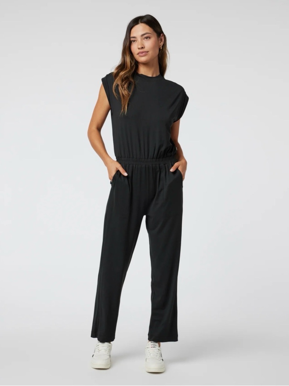 Vuori Short Sleeve Lux Crew Jumpsuit